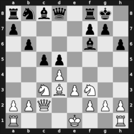 1965 Tbilisi – Round 1 – Lilienthal, Andor – 1/2-1/2 – Radulov, Dmitrii – G26