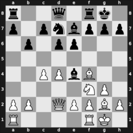 1965 Tbilisi – Round 1 – Kolarov, Atanas S. – 1/2-1/2 – Kholmov, Ratmir D – G29
