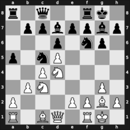 1965 Tbilisi – Round 1 – Navarovszky, Laszlo – 1/2-1/2 – Dzindzichashvili, Roman – G32