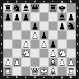 1965 Tbilisi – Round 1 – Soos, Bela – 1/2-1/2 – Dzindzichashvili, Roman – G34