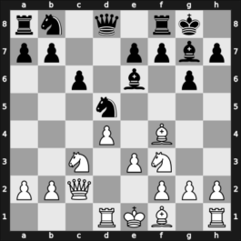 1965 Tbilisi – Round 1 – Alatortsev, Vladimir N. – 1/2-1/2 – Navarovszky, Laszlo – G36