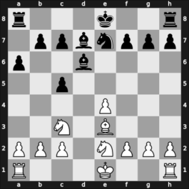 1965 Tbilisi – Round 1 – Damjanovic, Marko – 1/2-1/2 – Lilienthal, Andor – G46