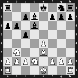 1965 Tbilisi – Round 1 – Soos, Bela – 1/2-1/2 – Damjanovic, Marko – G47
