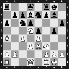 1965 Tbilisi – Round 1 – Bogdanovic, Rajko – 1/2-1/2 – Gurgenidze, B. – G48
