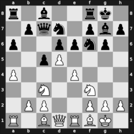 1965 Tbilisi Tbilisi GEO – Round 1 – Balcerowski, Witold – 1/2-1/2 – Kholmov, Ratmir D – G4