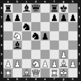 1965 Tbilisi Tbilisi GEO – Round 1 – Kholmov, Ratmir D – 1/2-1/2 – Buslaev, Aleksander – G15