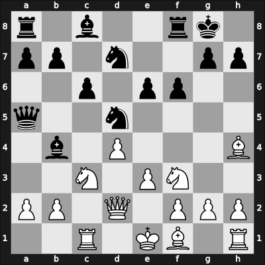 1965 Titograd – Round 2 – Gligorić, Svetozar – 1/2-1/2 – Bradvarevic, Aleksandar – G16