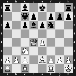 1965 Titograd – Round 2 – Velimirovic, Dragoljub – 1-0 – Matulovic, Milan – G17