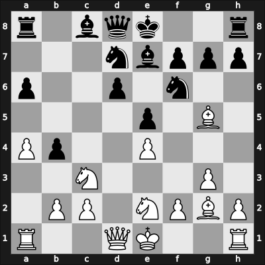 1965 Titograd – Round 6 – Nikolic, Stanimir – 1/2-1/2 – Rajkovic, Dalibor – G43