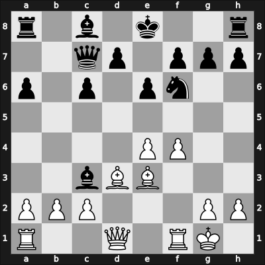 1965 Titograd – Round 6 – Bogdanovic, Rajko – 1/2-1/2 – Matulovic, M. – G44