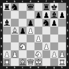 1965 Titograd – Round 8 – Ivkov, Borislav – 1/2-1/2 – Parma, Bruno – G59