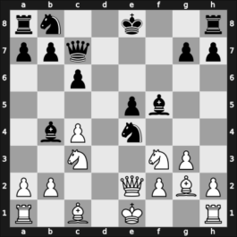 1965 Titograd – Round 9 – Sofrevski, Jovan – 1/2-1/2 – Knezevic, Milorad – G60
