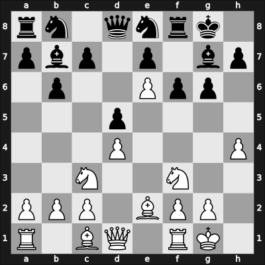 1965 Titograd – Round 10 – Ciric, Dragoljub M – 1/2-1/2 – Matulovic, Milan – G74