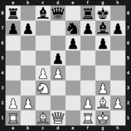 1965 Titograd – Round 11 – Sofrevski, Jovan – 1/2-1/2 – Bogdanovic, Rajko – G75