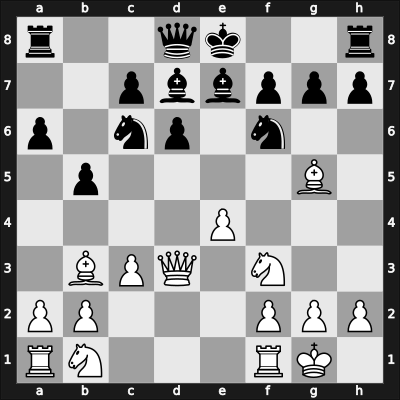 1965 URS-ch33 Tallinn EST – Round 1 – Gufeld, Eduard – 1/2-1/2 – Keres, Paul Petrovich – G13