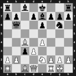 1965 USSR – Round 1 – Nezhmetdinov, Rashid – 1-0 – Slutzky, Leonid – G16