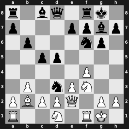 1965 USSR – Round 1 – Damsky – 0-1 – Nezhmetdinov, Rashid – G27