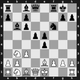 1965 Ulan Bator – Round 1 – Nezhmetdinov, Rashid – 0-1 – Myagmarsuren, Lkhamsuren – G3