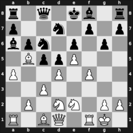 1965 Wch U20 f-A Barcelona ESP – Round 1 – Tukmakov, Vladimir B – 1-0 – Bronstein, Luis Marcos – G3