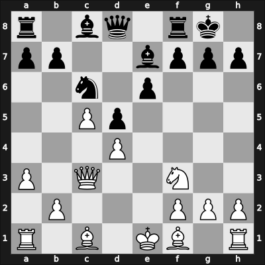 1965 Yerevan – Round 3 – Shashin, Boris – 1/2-1/2 – Averbakh, Yuri L – G19