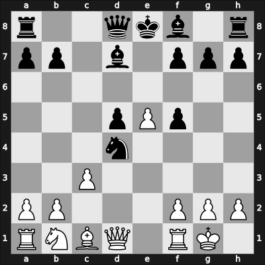 1965 Yerevan – Round 4 – Petrosian, Tigran V – 1/2-1/2 – Stahlberg, Gideon – G22