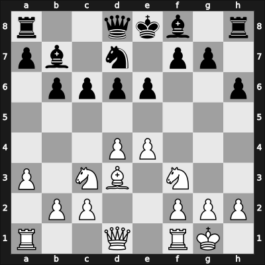 1965 Yerevan – Round 8 – Petrosian, Tigran A. – 1/2-1/2 – Portisch, Lajos – G45