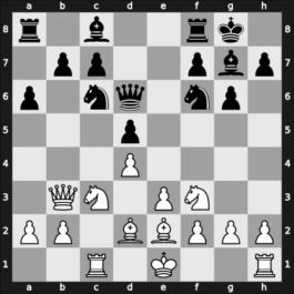 1965 Zagreb – Round 1 – Golombek, Harry – 1/2-1/2 – Larsen, Benjamin Holsko – G18