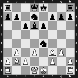 1965 Zagreb – Round 1 – Bronstein, David I – 1/2-1/2 – Petrosian, Tigran A. – G25