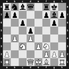 1965 Zagreb – Round 6 – Antoshin, Vladimir S – 1/2-1/2 – Gligorić, Svetozar – G69