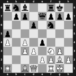 1965 Zagreb – Round 12 – Damjanovic, Marko – 1/2-1/2 – Petrosian, Tigran A. – G118