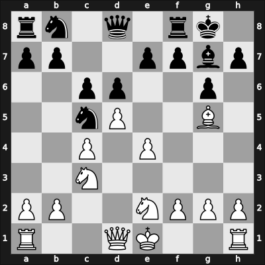 1965 Zagreb – Round 12 – Uhlmann, Wolfgang – 1/2-1/2 – Gligorić, Svetozar – G124