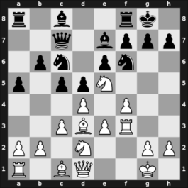 1965 Zagreb – Round 13 – Bisguier, Arthur B – 0-1 – Ivkov, Borislav – G132