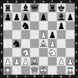 1965 Zagreb – Round 18 – Gligorić, Svetozar – 1/2-1/2 – Matanovic, Aleksandar – G181