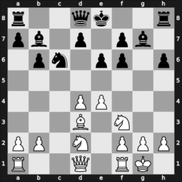 1965 Zagreb – Round 19 – Bisguier, Arthur B – 1-0 – Golombek, Harry – G191