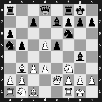 1965 Zinnowitz 02nd – Round 3 – Bednarski, Jacek B – 1/2-1/2 – Dely, Peter – G7