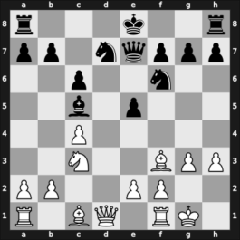 1965 Zinnowitz GER – Round 5 – Bruentrup, Dieter – 0-1 – Szilagyi, Gyorgy Laszlo – G11