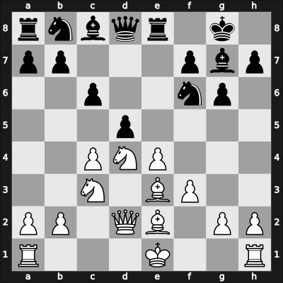 1965 Zinnowitz GER – Round 14 – Simagin, Vladimir – 1/2-1/2 – Bednarski, Jacek B – G27