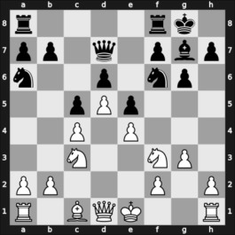 1966 Aarhus – Round 6 – Blom, Kaj – 1/2-1/2 – Sloth, Jorn – G40
