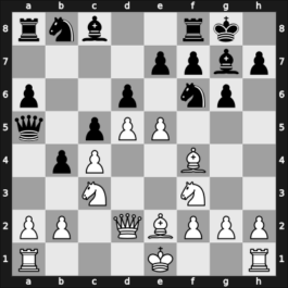 1966 Aarhus – Round 6 – Nielsen, Jorgen G. – 1/2-1/2 – Andersen, Borge – G41
