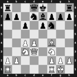 1966 Aarhus – Round 7 – Jakobsen, Ole – 1/2-1/2 – Blom, Kaj – G43
