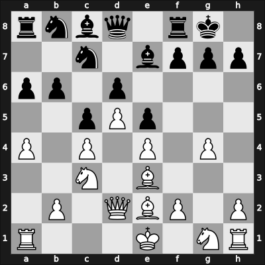 1966 Asztalos Memorial 9th – Round 2 – Navarovszky, Laszlo – 1/2-1/2 – Kavalek, Lubomir – G8