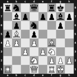 1966 Asztalos Memorial 9th – Round 5 – Bronstein, David I – 1-0 – Navarovszky, Laszlo – G25
