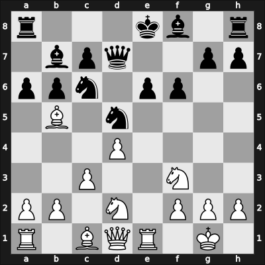 1966 Asztalos Memorial 9th – Round 5 – Paoli, Enrico – 1/2-1/2 – Csom, Istvan – G28