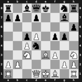 1966 Asztalos Memorial 9th – Round 10 – Barczay, Laszlo – 1/2-1/2 – Dely, Peter – G50