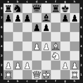 1966 Asztalos Memorial 9th – Round 14 – Ciocaltea, Victor – 1/2-1/2 – Dely, Peter – G75