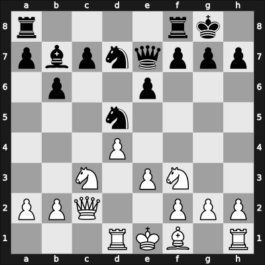 1966 Bucharest – Round 4 – Korchnoi, Viktor – 1/2-1/2 – Czerniak, Moshe – G17