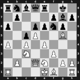 1966 Bucharest – Round 7 – Korchnoi, Viktor – 1-0 – Ghitescu, Theodor – G29