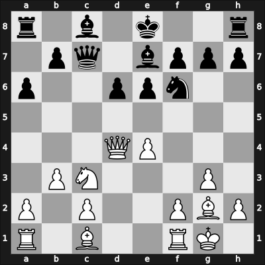 1966 Bucharest – Round 15 – Czerniak, Moshe – 0-1 – Soos, Bela – G55