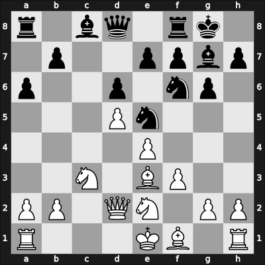 1966 Bucharest Bucharest ROM – Round 7 – Soos, Bela – 1/2-1/2 – Ciocaltea, Victor – G16