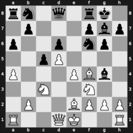 1966 Budapest – Round 1 – Portisch, Ferenc – 1/2-1/2 – Portisch, Lajos – G8